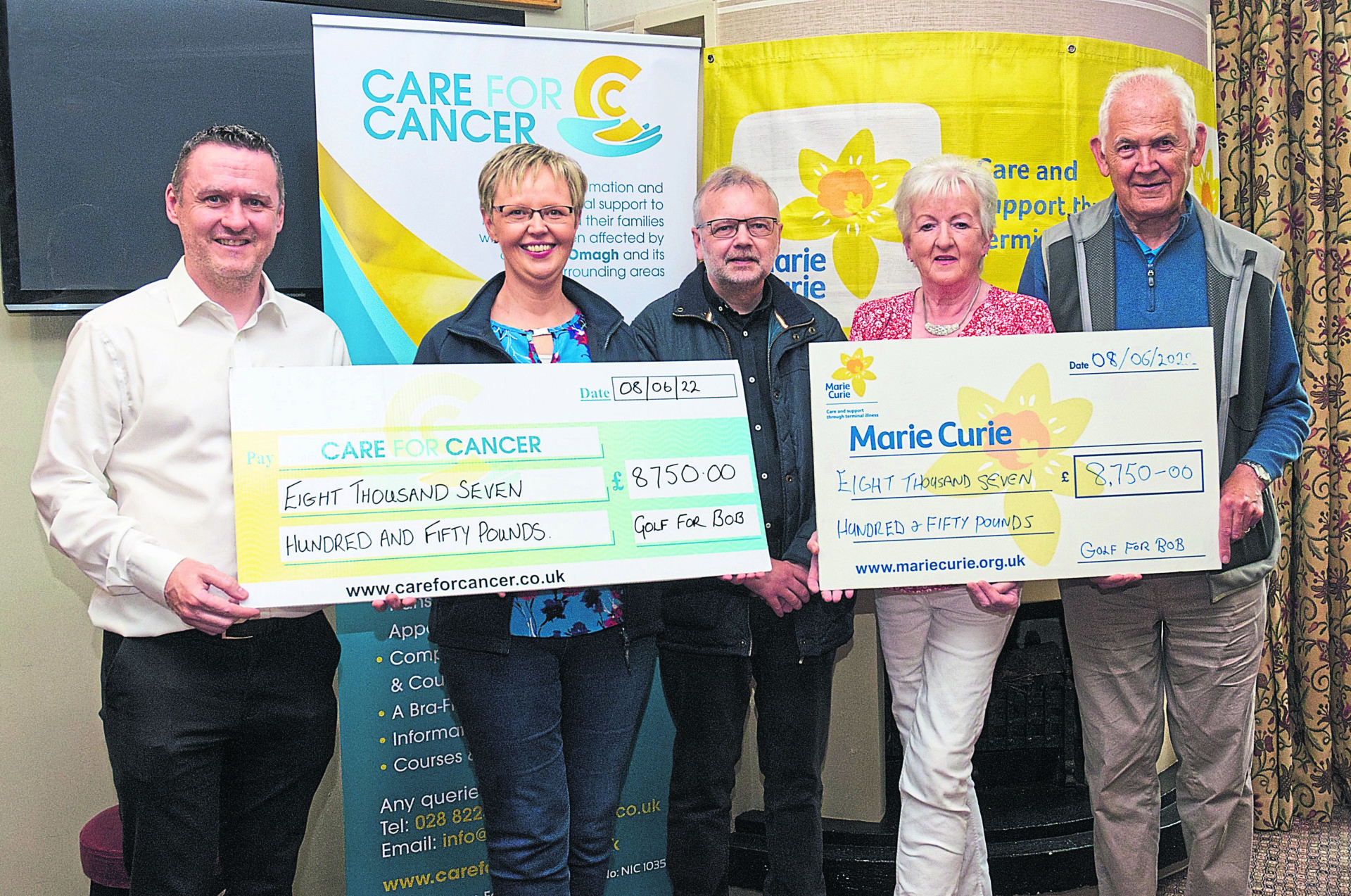 £17,500 raised in memory of Bob at golf event