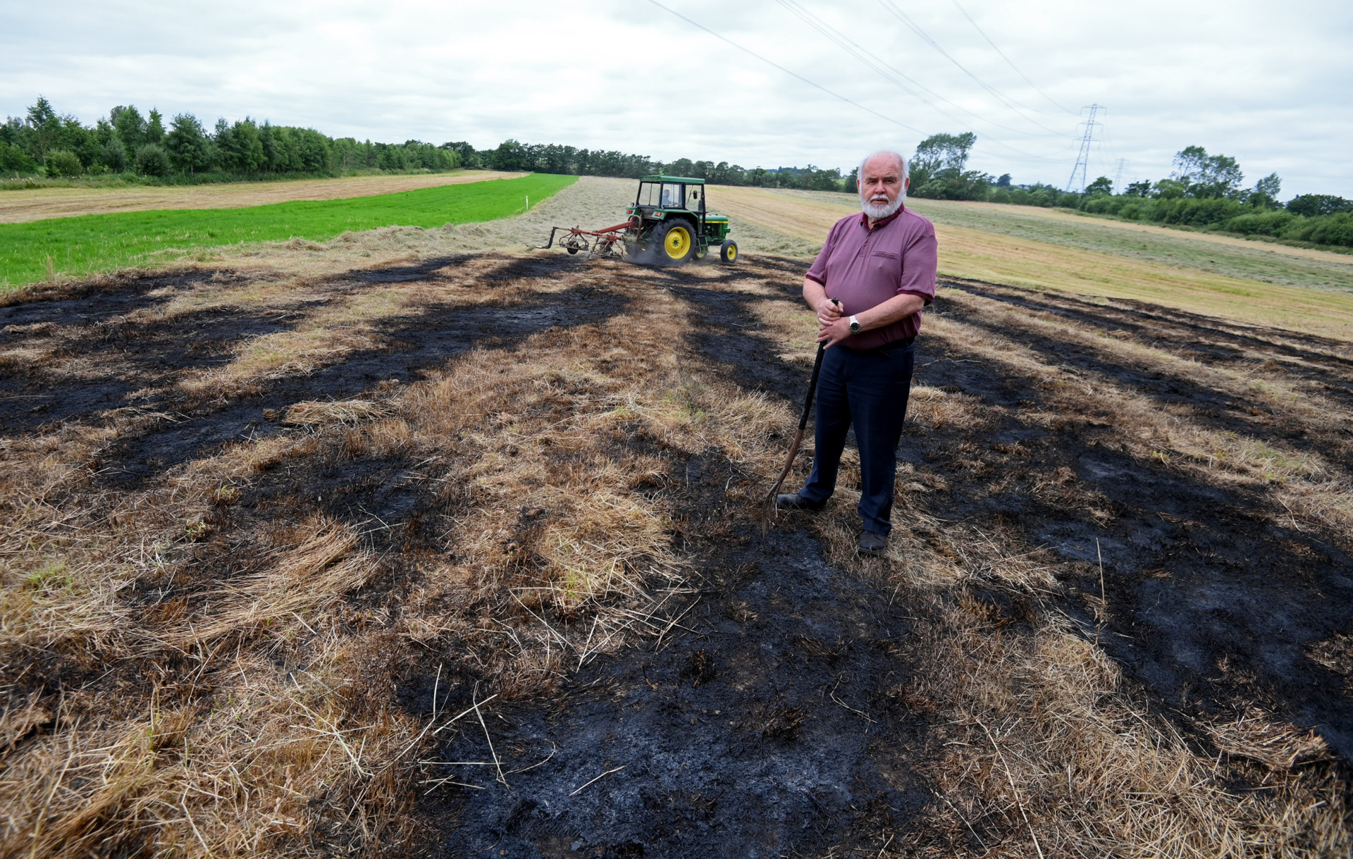 MP’s hay targeted in arson attack