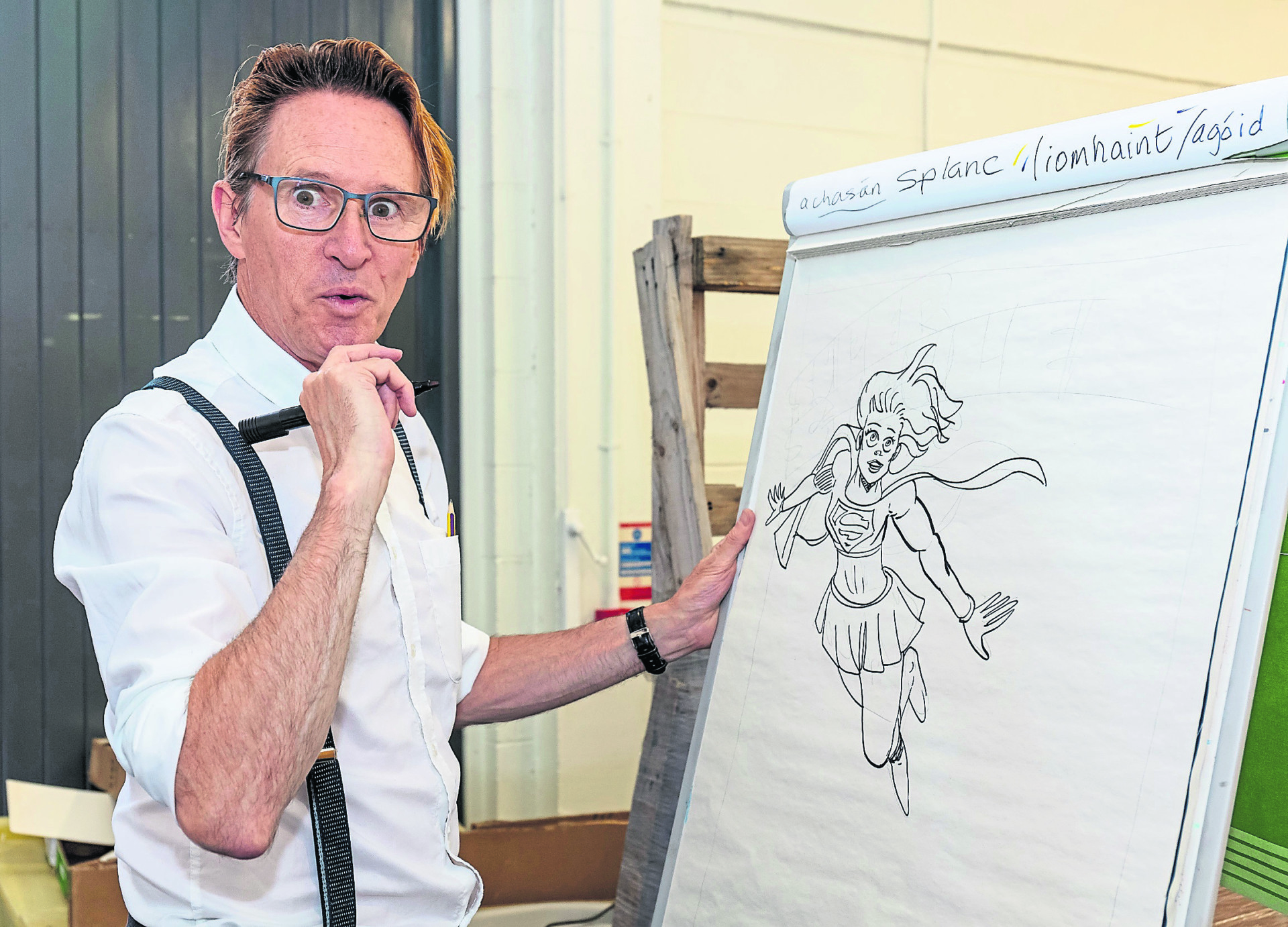 Omagh children get creative with comic book artist at Strule