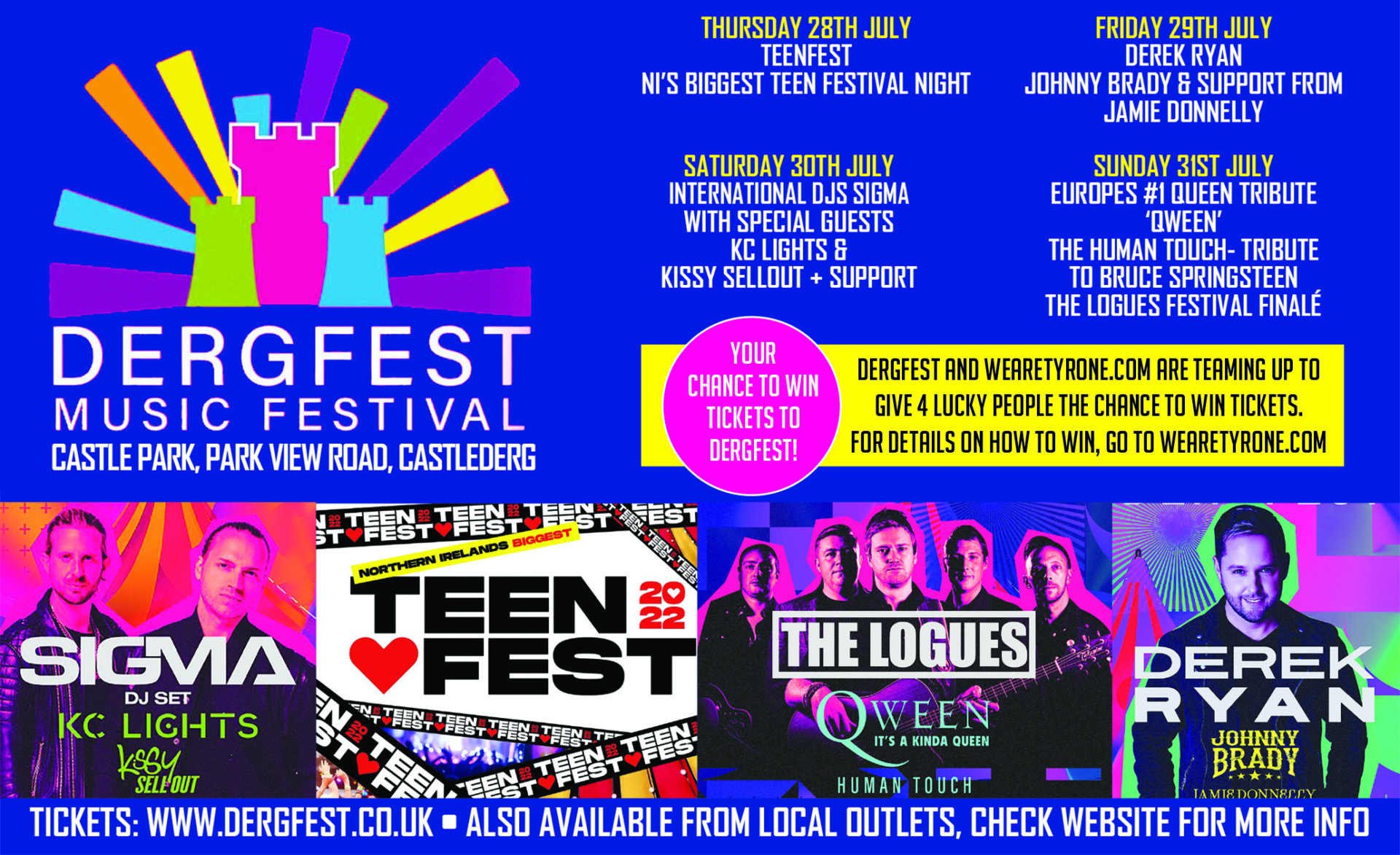 This year Dergfest features the biggest acts… and a top tent