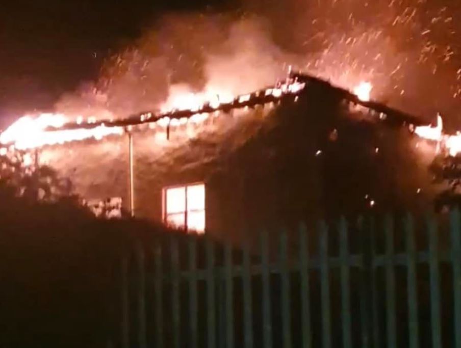 Another fire at former school site in Strabane