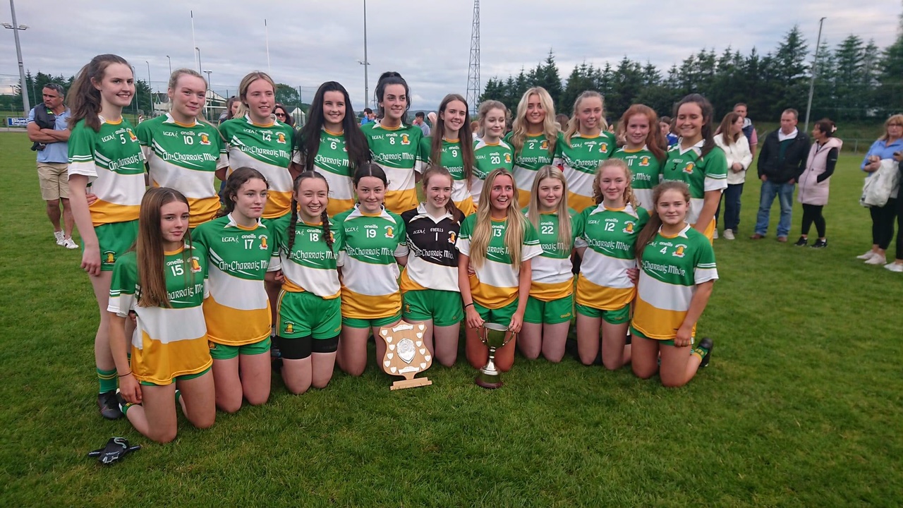 Carrickmore Minor girls make it three-in-a-row