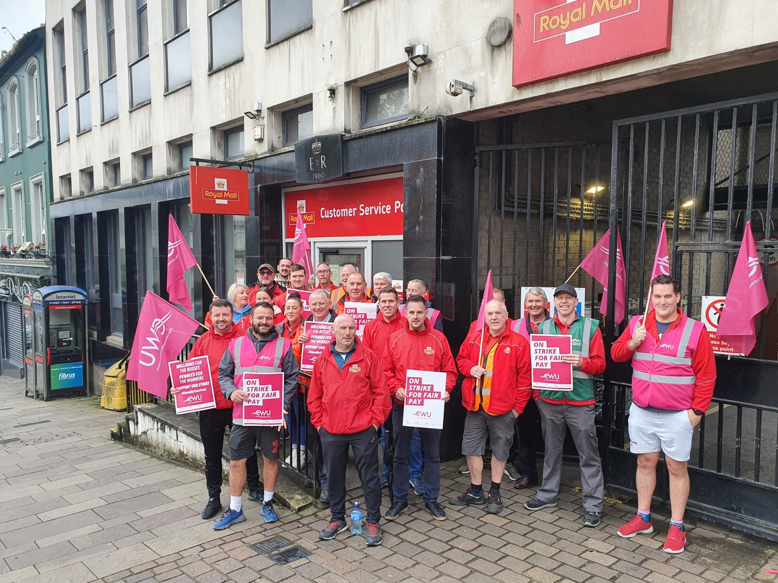 More strike action by Omagh postal workers