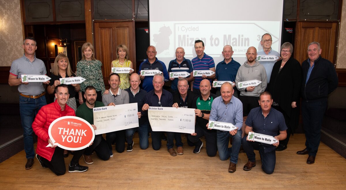 Torrent cyclists ‘cheque-out’ with £38,000 for worthy causes