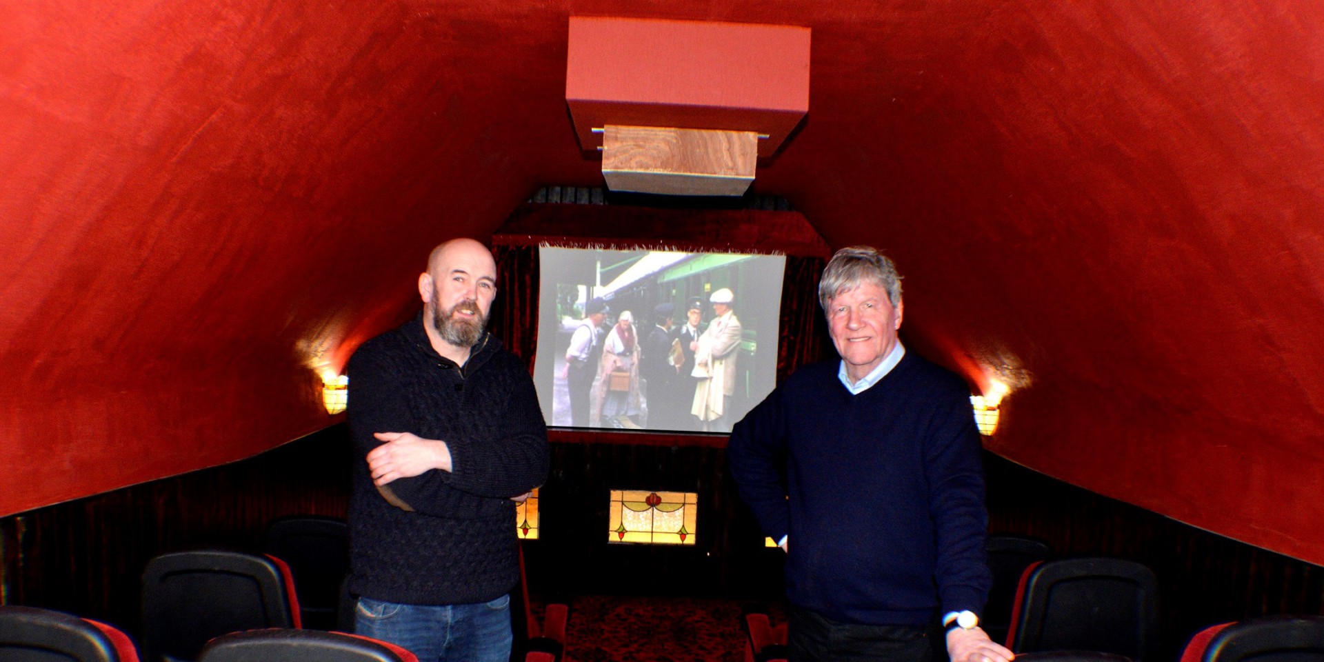 UTV presenter Joe Mahon makes his way to Tyrone