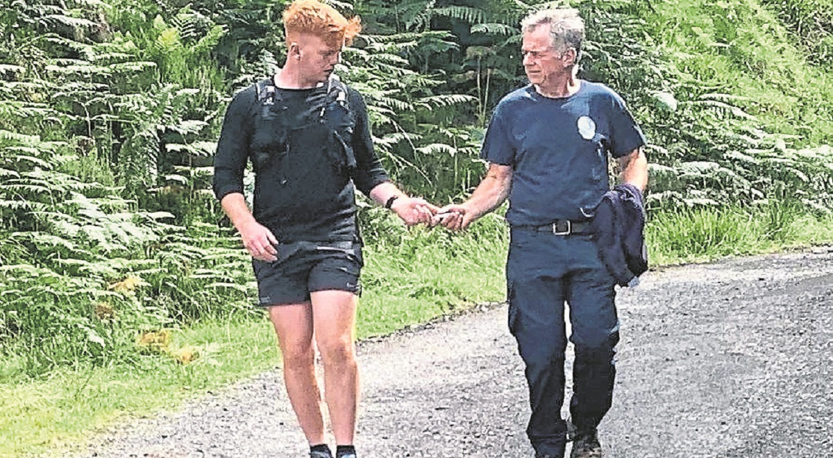 Nathan raises £3,000 for charity after gruelling 24-hour mountain hike