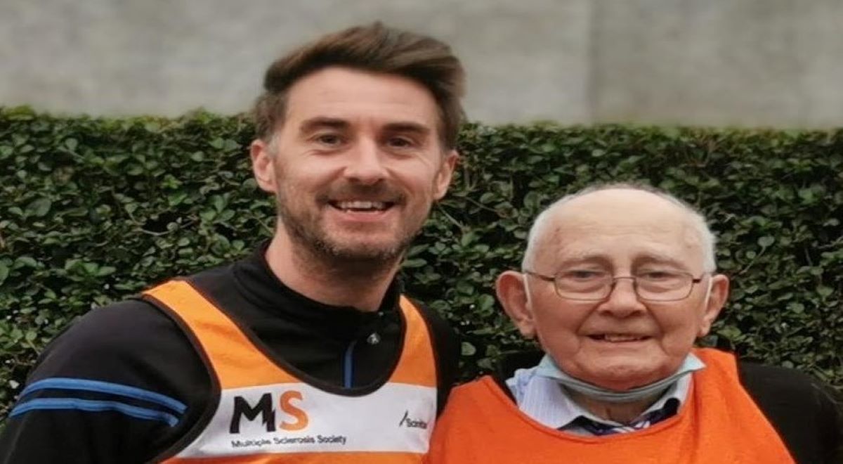 Ciaran continues to carry the fundraising baton