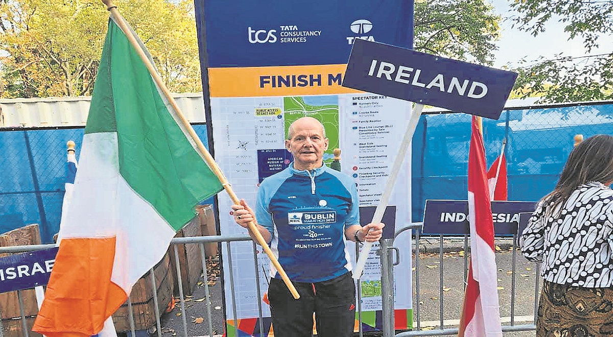 Dromore man ‘privileged’ to fly the flag for Ireland in New York