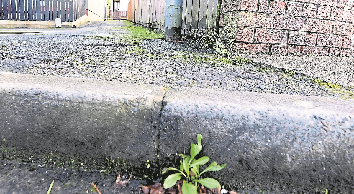 Omagh residents ‘angry’ at state of roads and footpaths