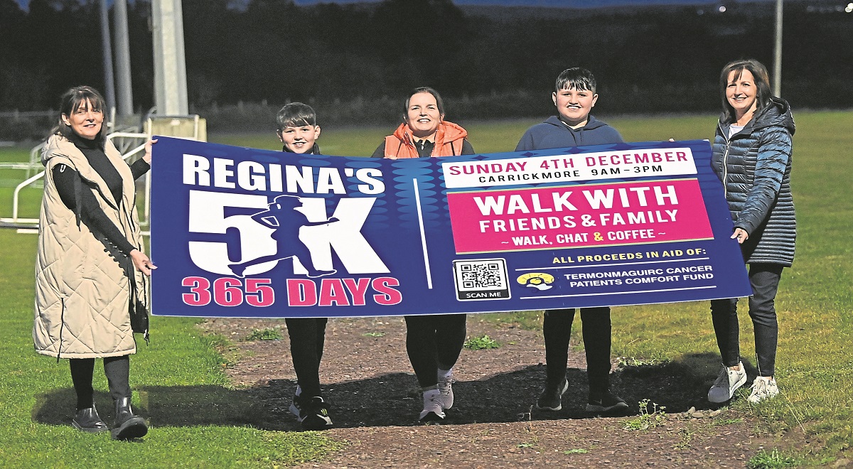 Carrickmore woman undertaking daily 5k walks to raise funds