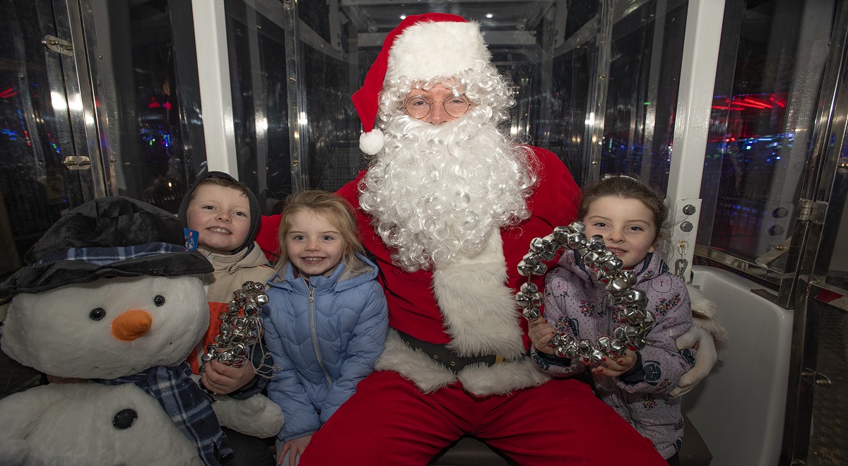 Santa visits ‘Winter Wonderland’ at Healy Park