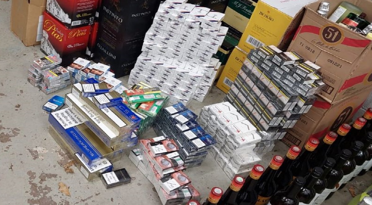 Police seize illegal cigarettes and alcohol
