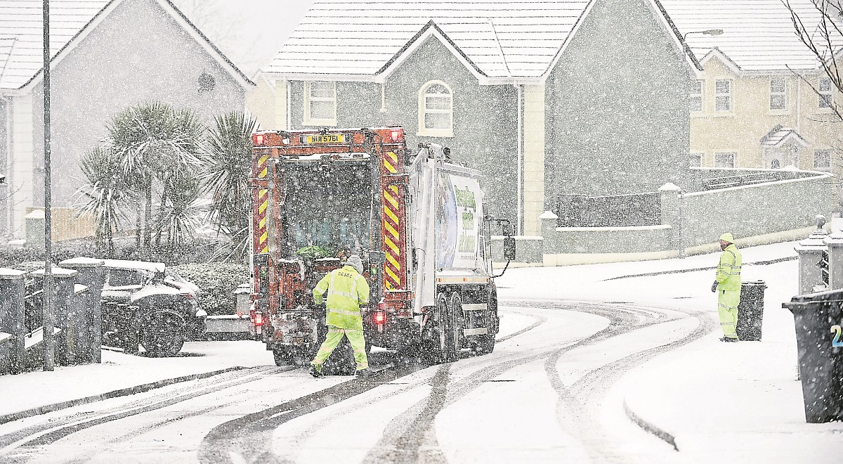 Disruption to council services on account of adverse weather