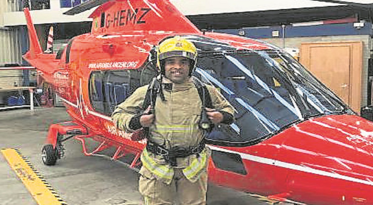Firefighter’s marathon challenge in support of Air Ambulance NI