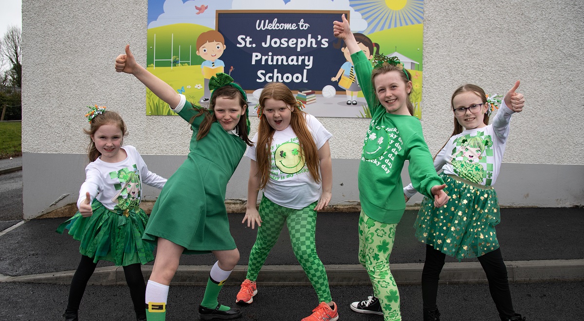 Shamrocks and celebrations at St Joseph’s PS