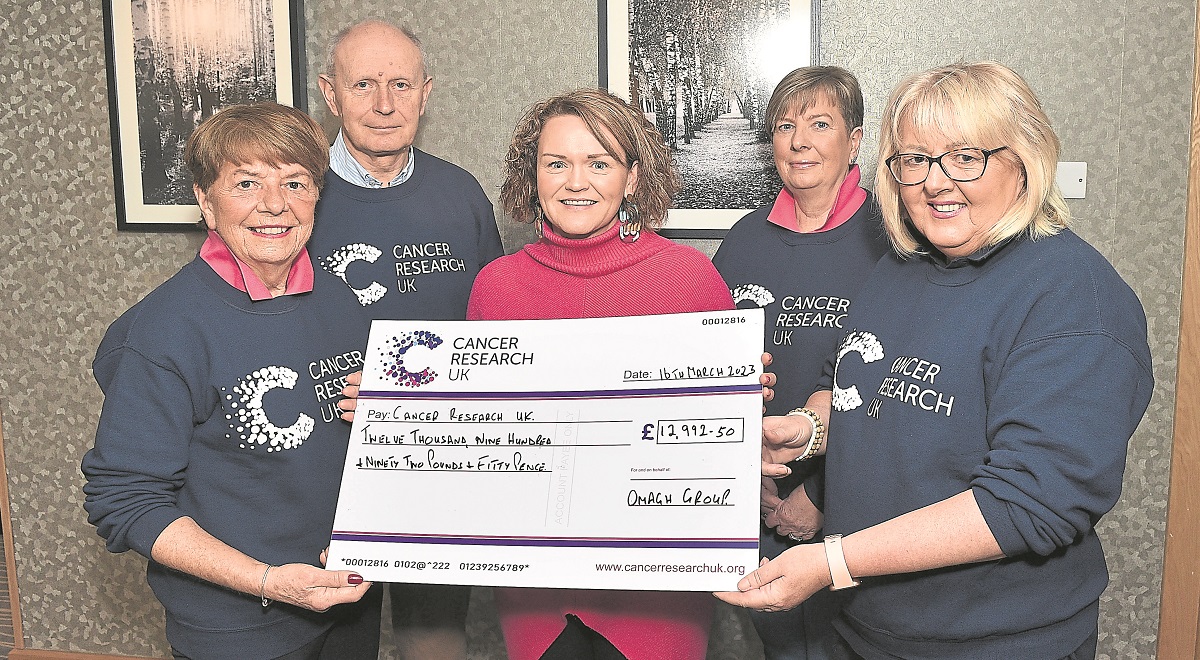 Omagh cancer charity raises nearly £13,000