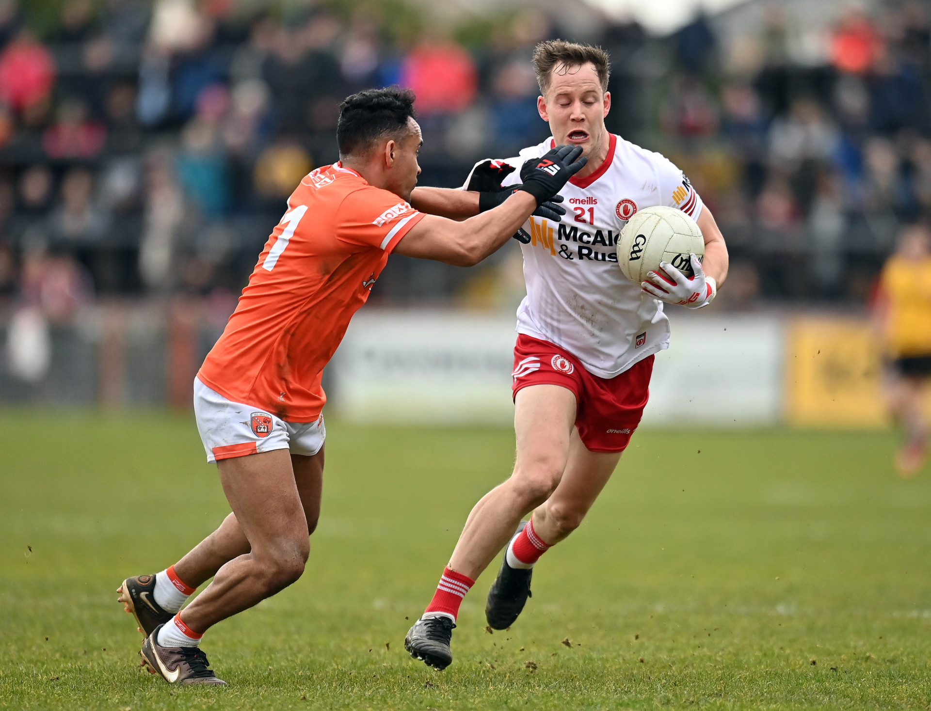 Red Hands relegate Armagh after high-scoring affair in Omagh
