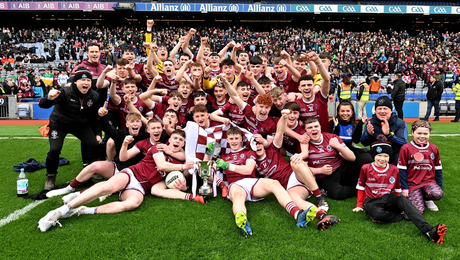 Omagh CBS run riot in history-making Hogan Cup final victory
