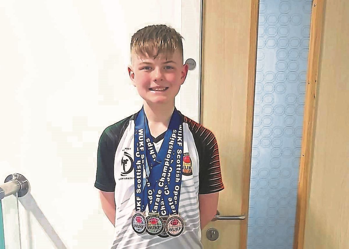 Medals galore for Lucas in Belfast and Dundee
