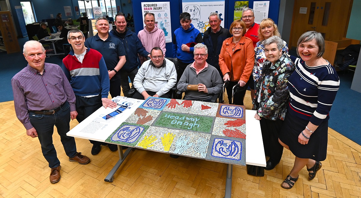 Brain injury survivors unveil art exhibition at Omagh Library