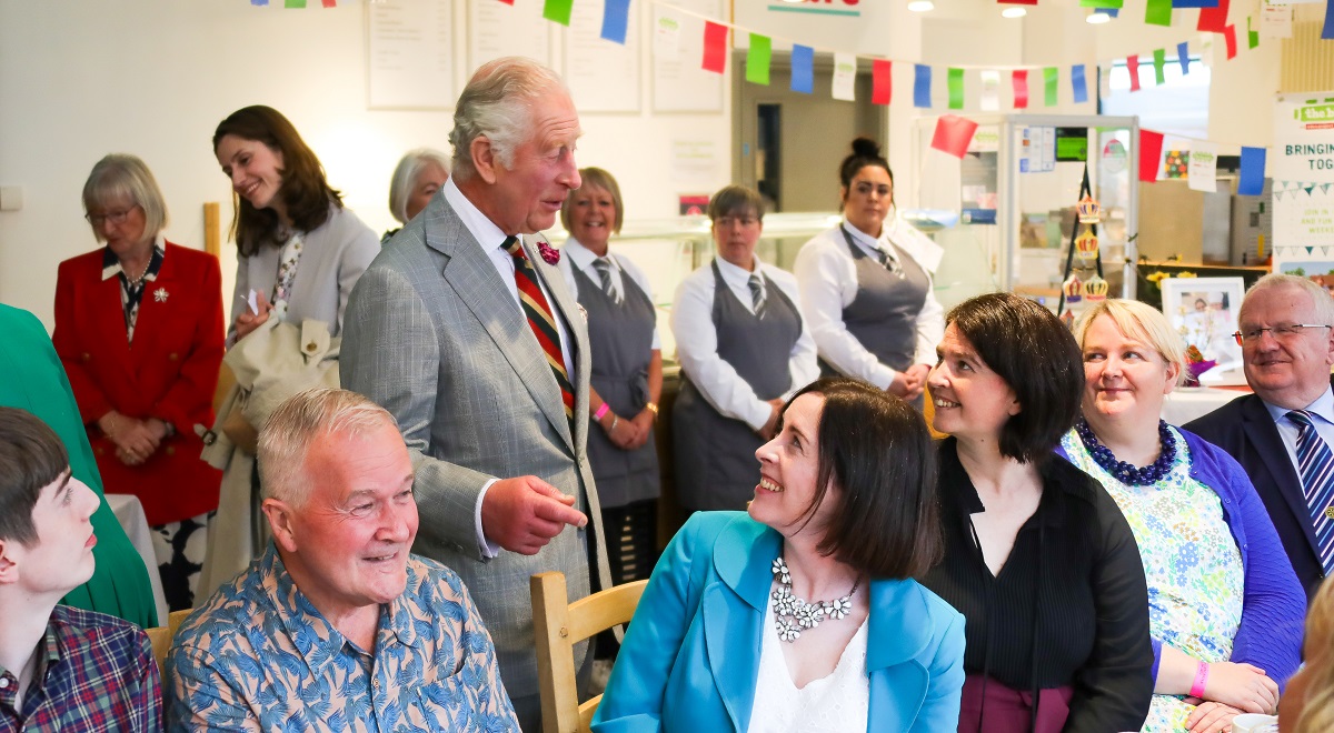 Tyrone guests among Big Lunch volunteers who meet Charles and Camilla