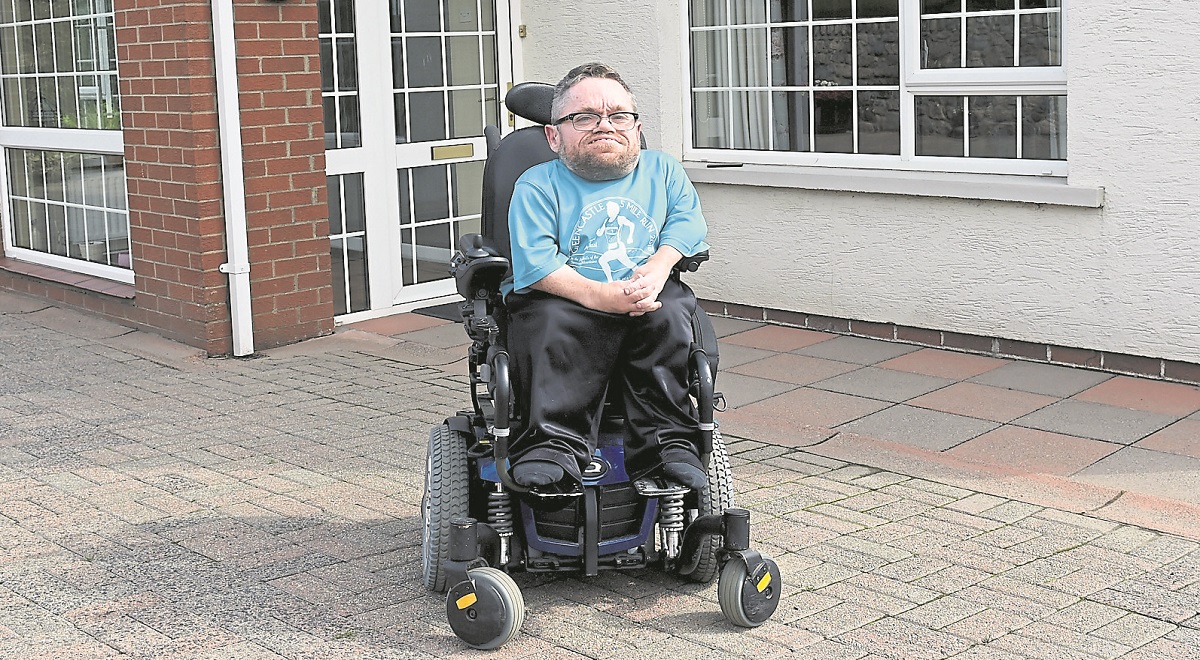 Disability campaigner Dermot shares his life story in Short Film of rare condition in short film