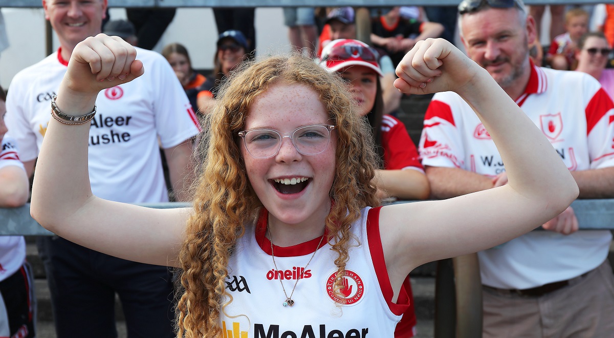 Tyrone fans enjoy their day in the sun