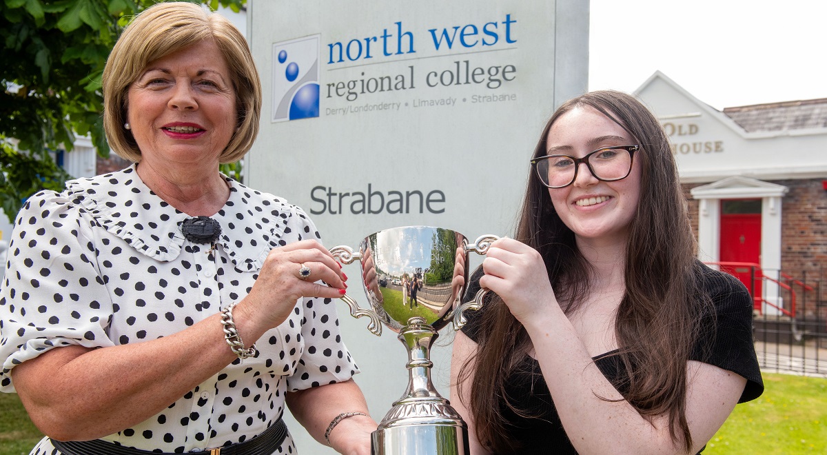 Strabane student wins scholarship at college awards ceremony