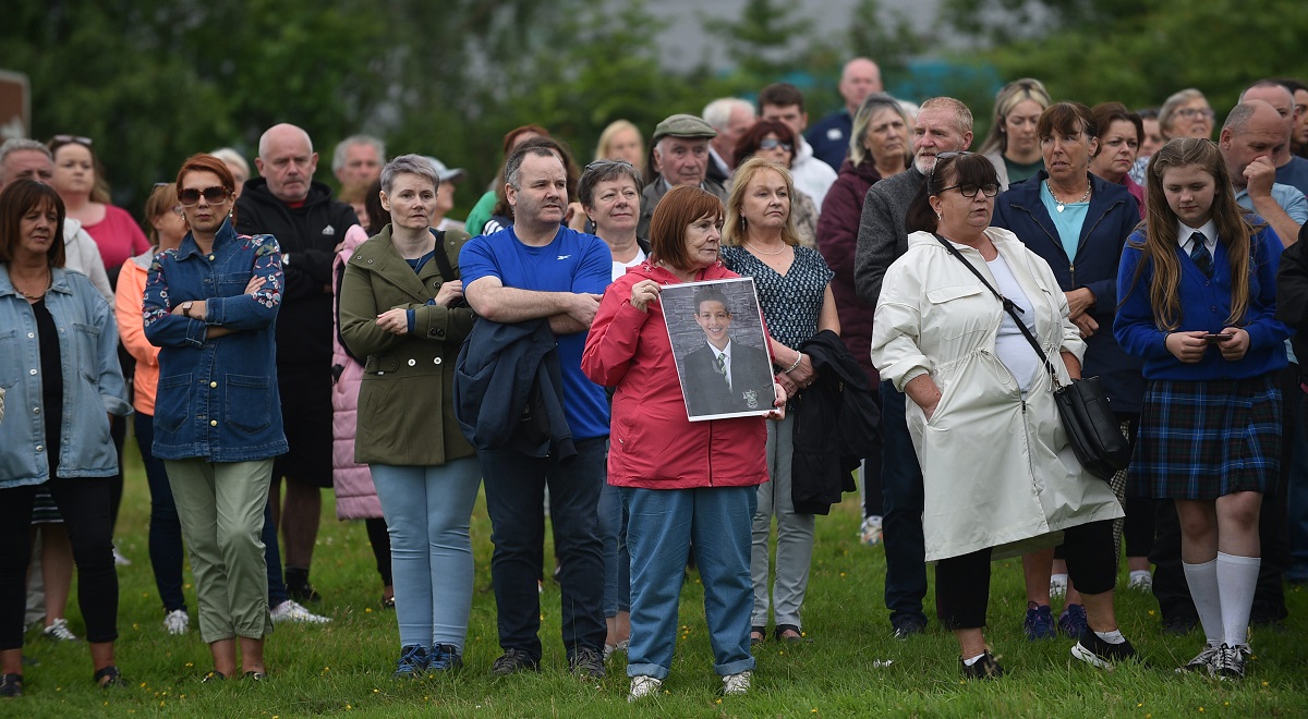 Hundreds attend third anniversary vigil for Noah