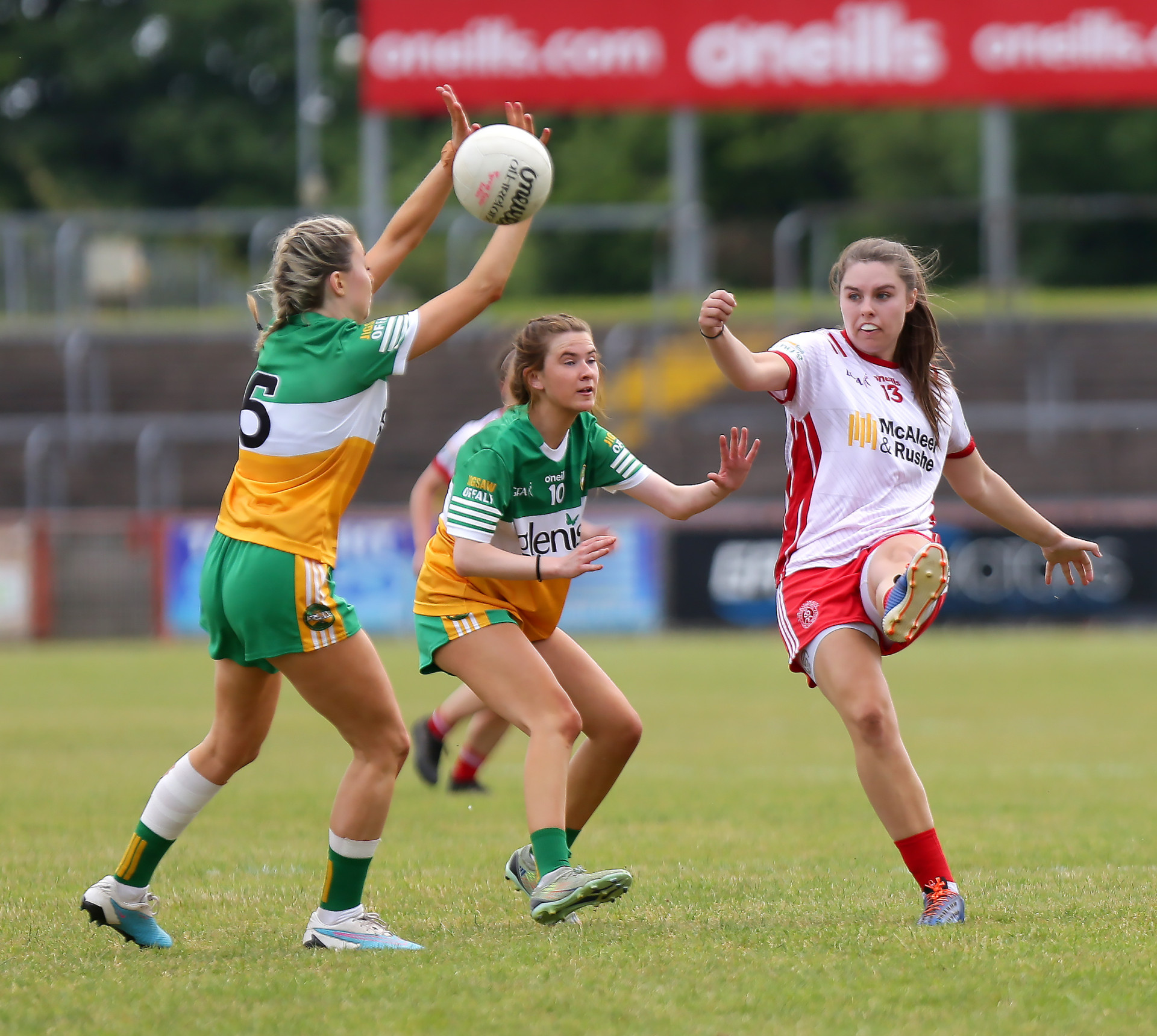 Skipper McHugh leads the way against Offaly