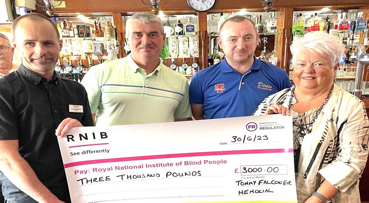 Memorial Tournament raises £3,000 for RNIB