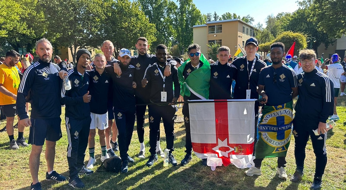 Omagh man helping NI team at Homeless World Cup event