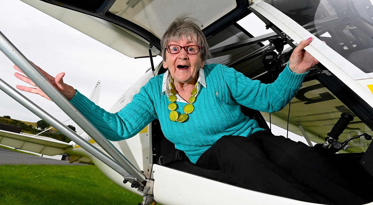 Ballygawley 76-year-old takes on charity skydive