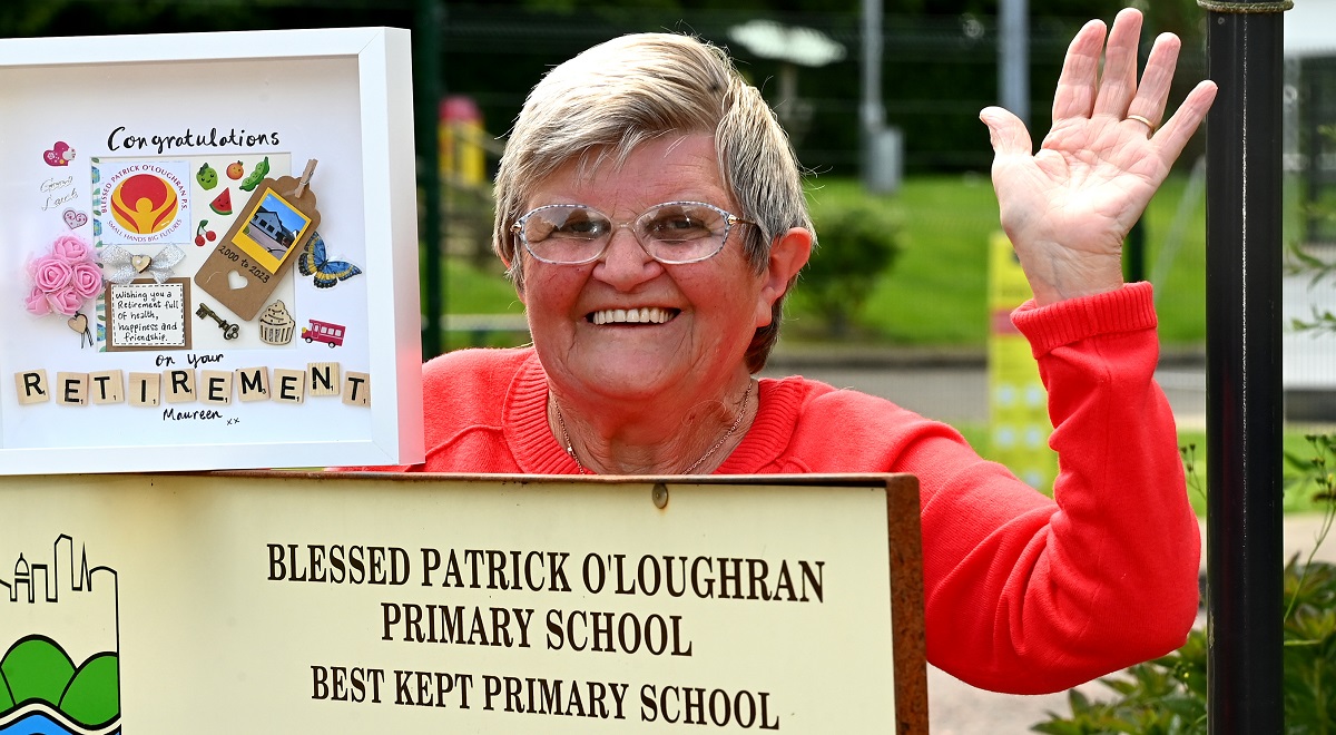 School dinner lady retires after 23 years