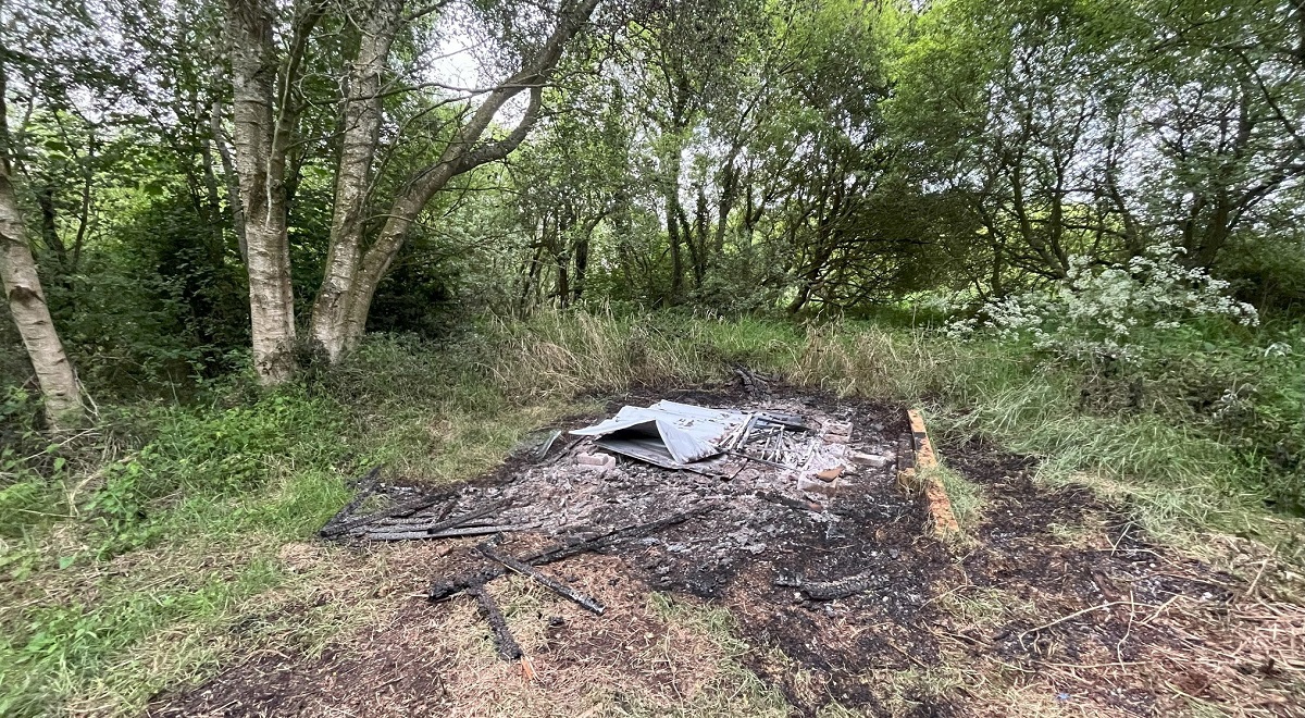 Shed arson causes setback for Killycolpy conservation project