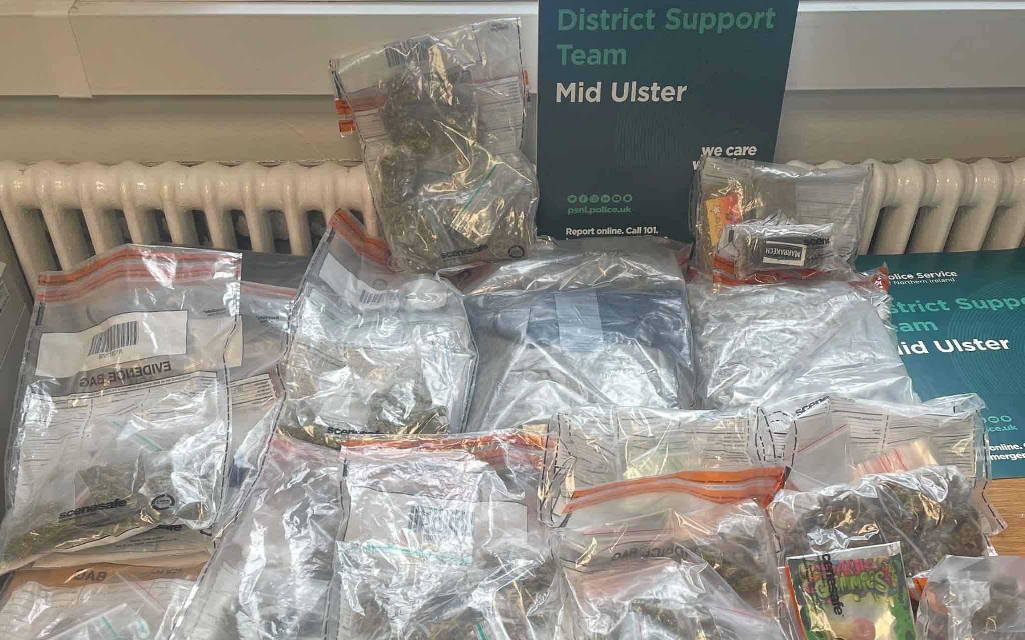 Cannabis valued around £290,000 has been seized in Cookstown.