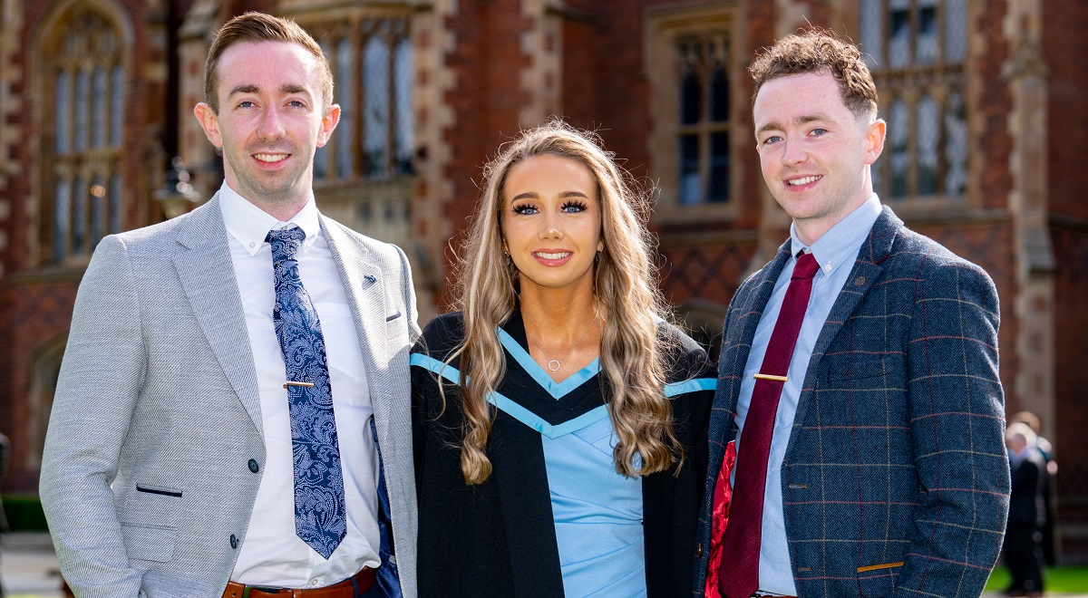 Hat-trick for Carrickmore family as Ciara Graduates from Queen’s