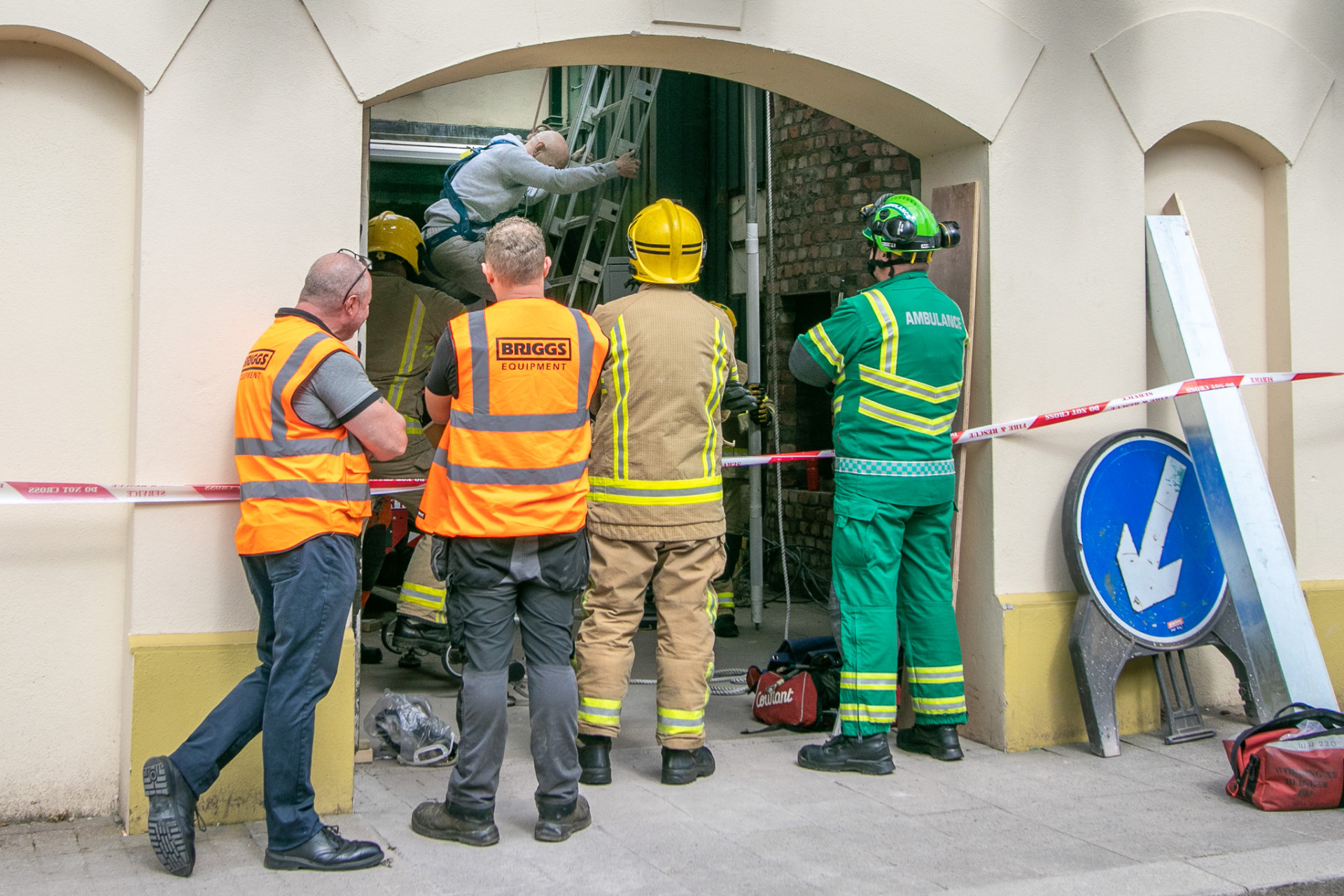 John Street reopens as man rescued by NIFRS