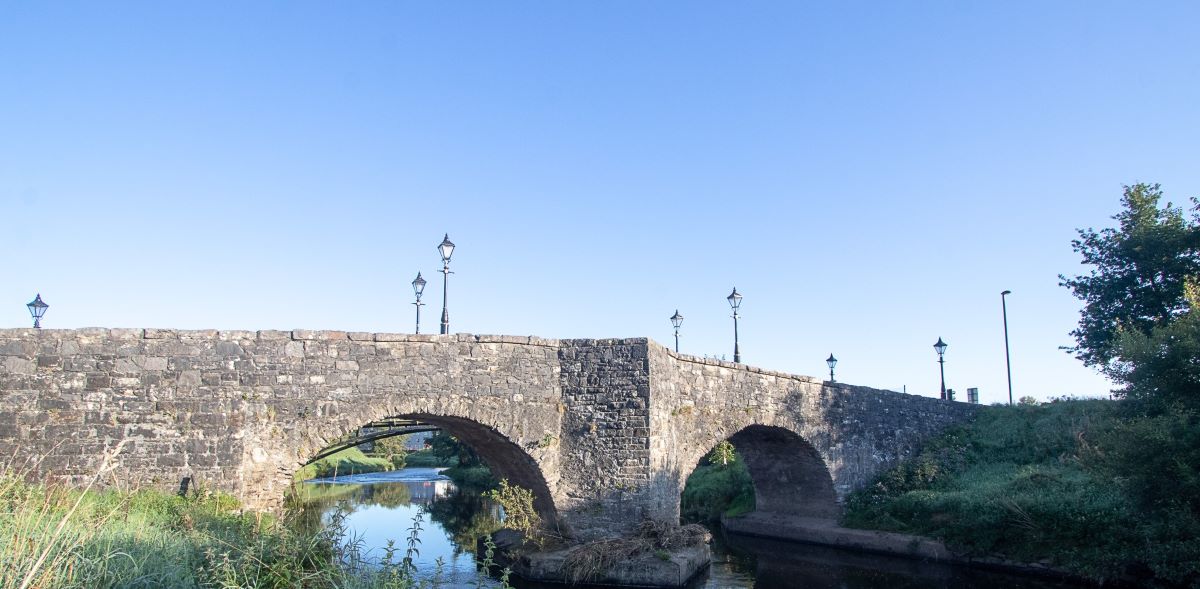 Omagh’s ancient crossing point named after King James