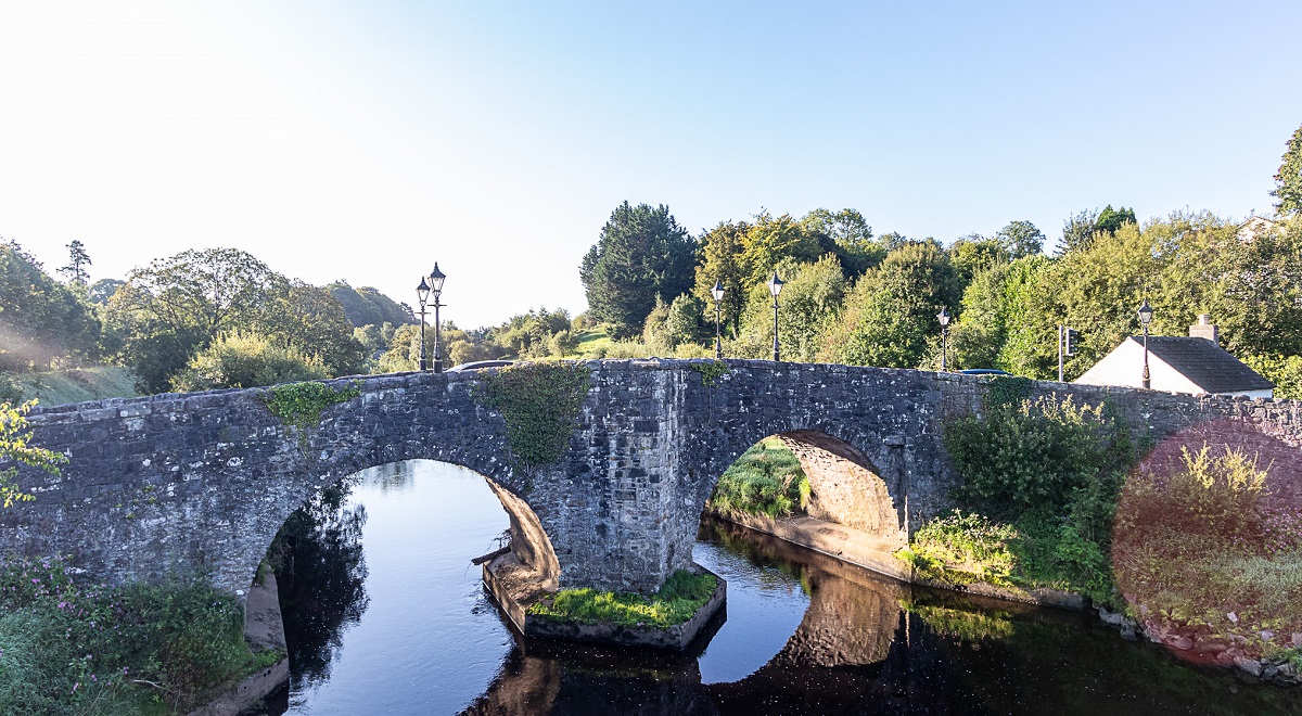 Omagh’s ancient crossing point named after King James