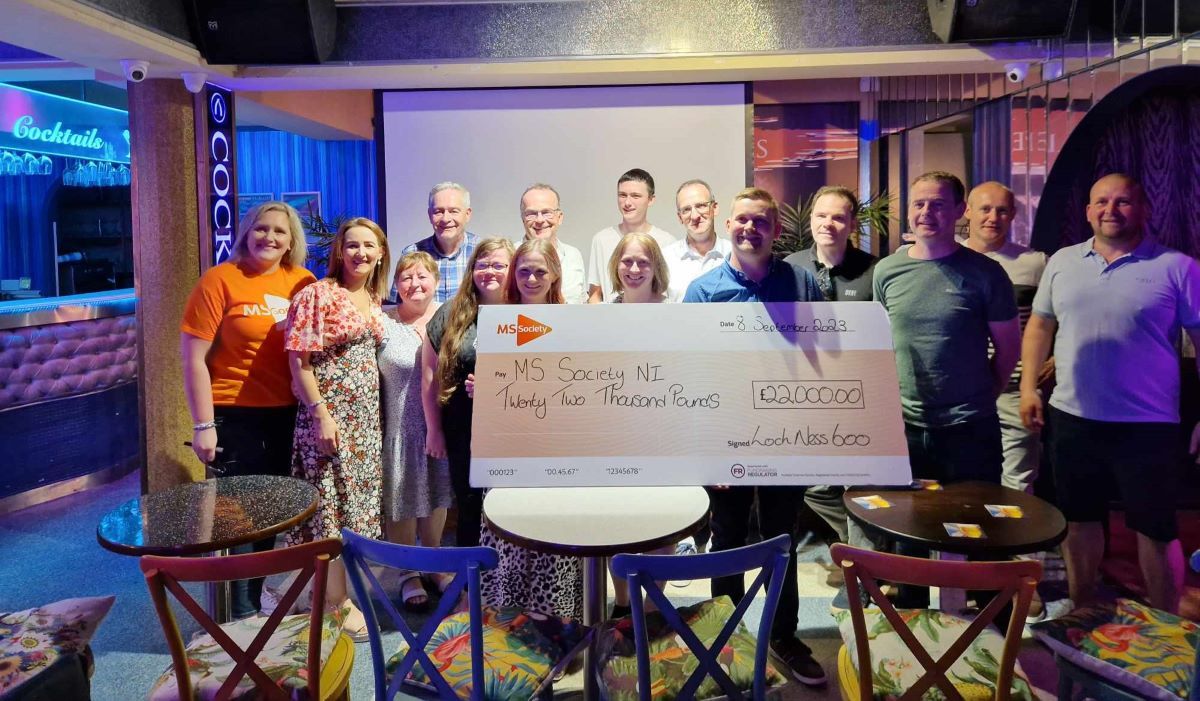 Loughmacrory cyclists raise £22,000 for MS Society