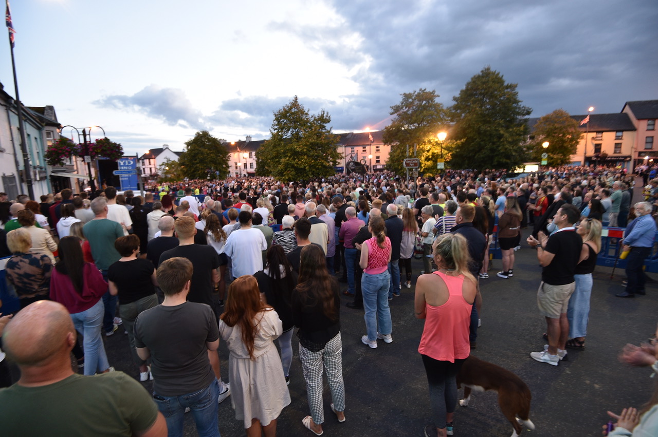 Vigil held in Castlederg for murder victim