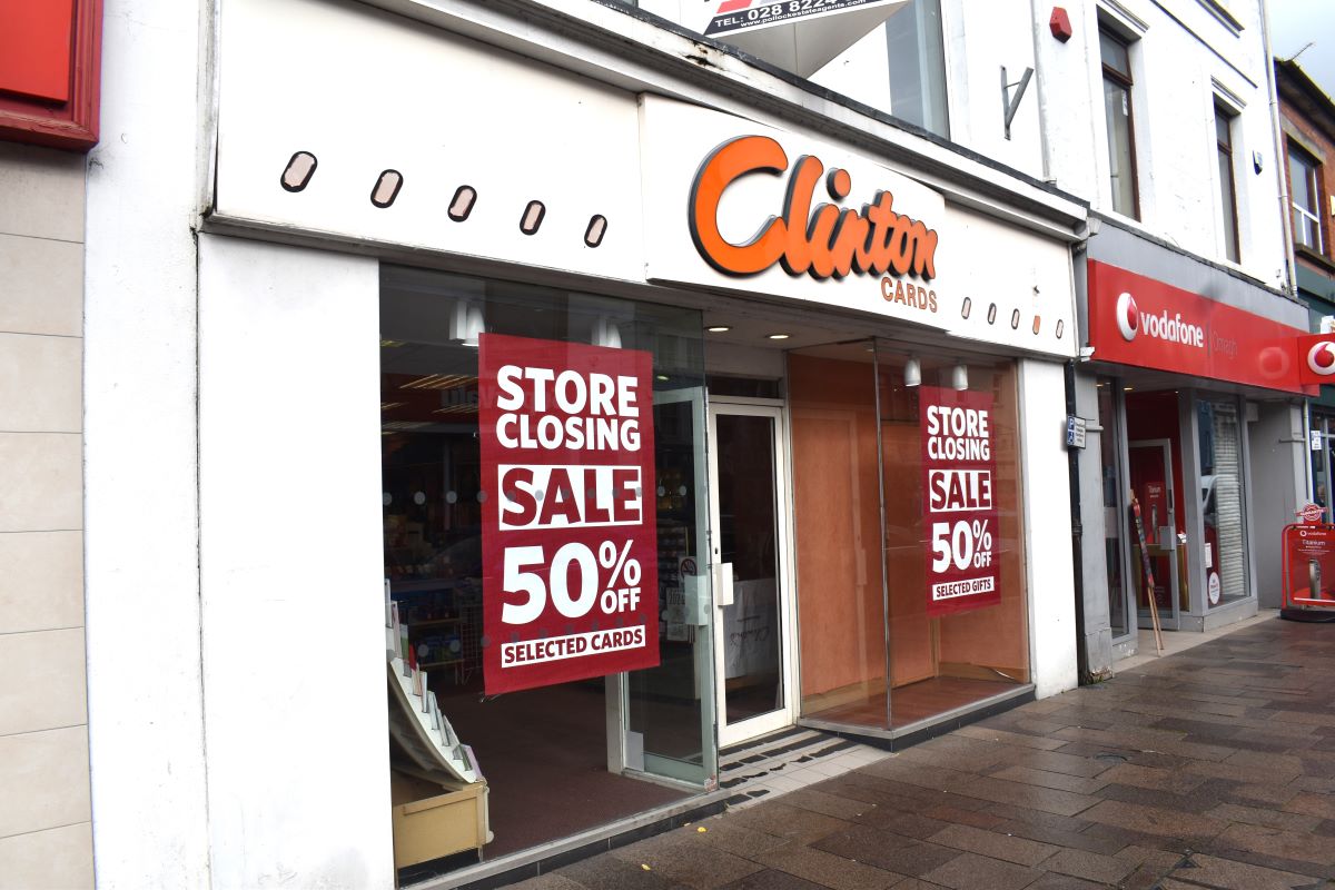 Clinton Cards in Omagh announces closure