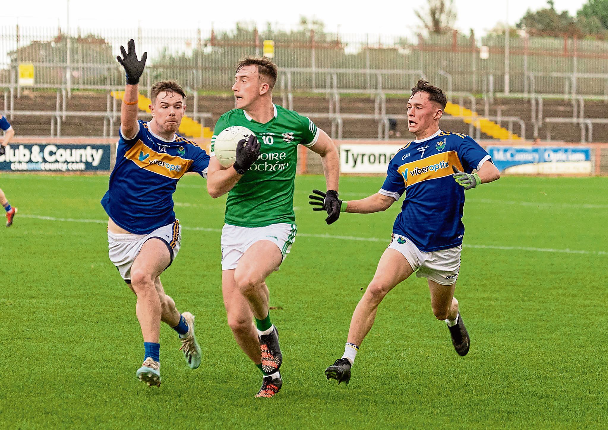 Derrylaughan fend off St Patrick’s