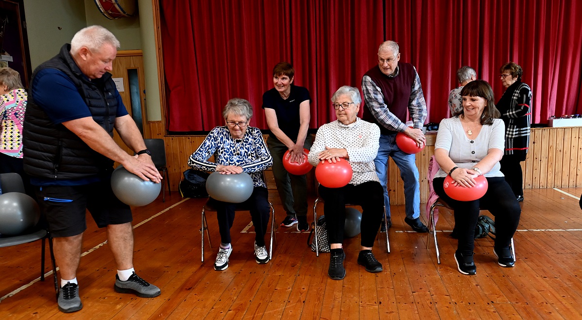 Gillygooley seniors get together for weekly fitness classes