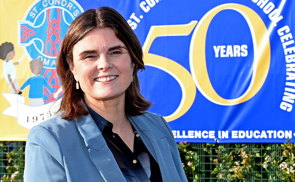 St Conor’s principal reflects on her 15 years in charge