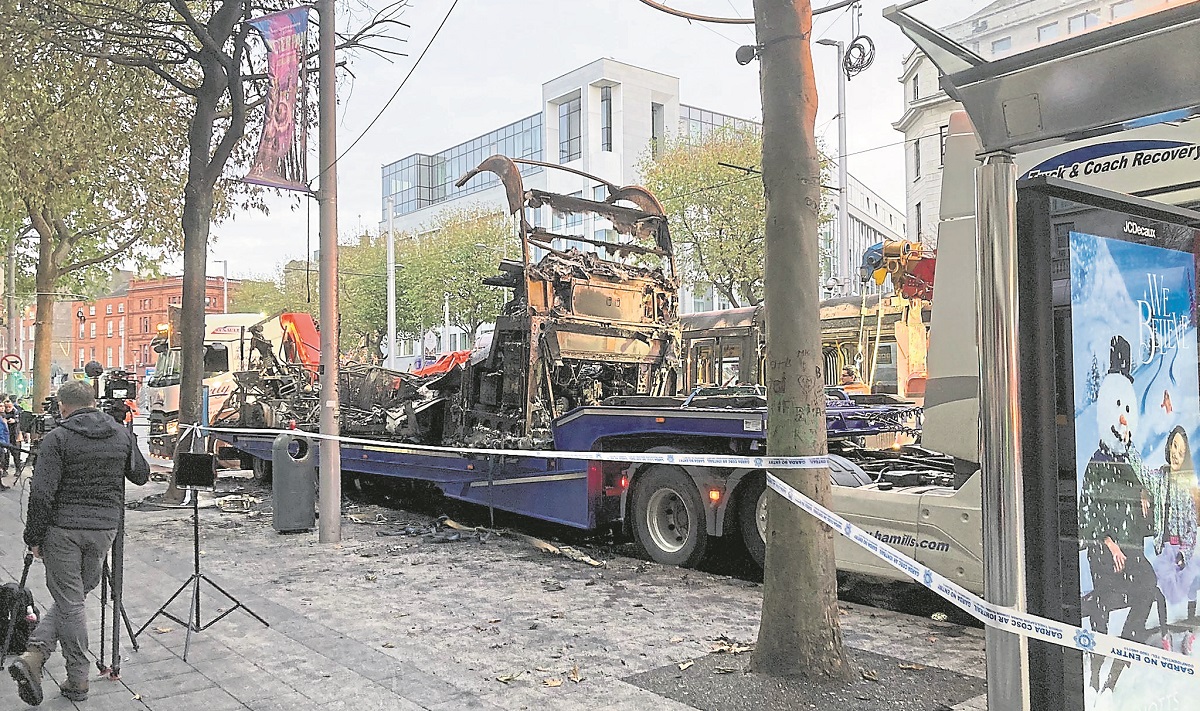 Tyrone man witnesses aftermath of Dublin riots