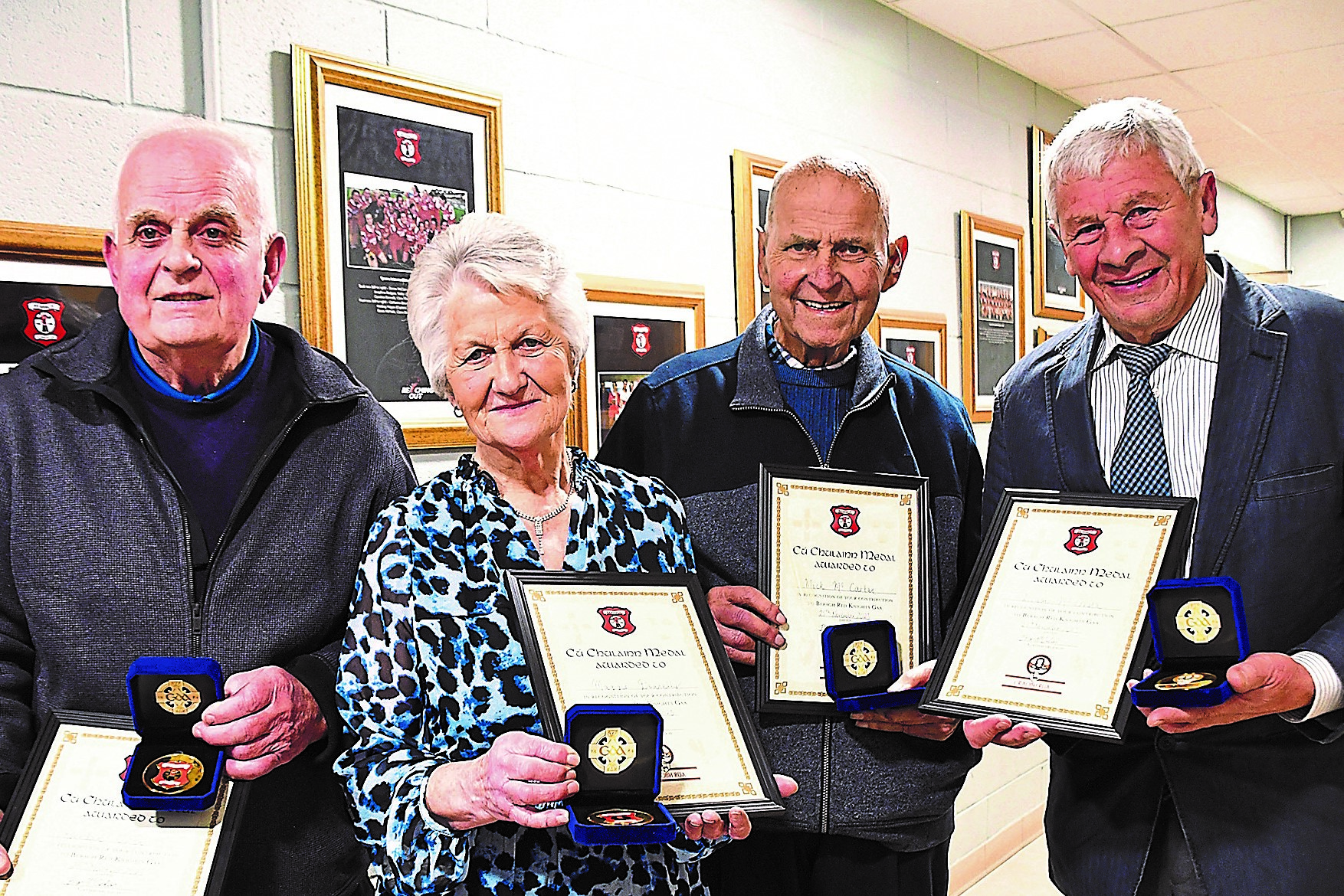 Red Knights award Cu Chulainn accolade to club quartet