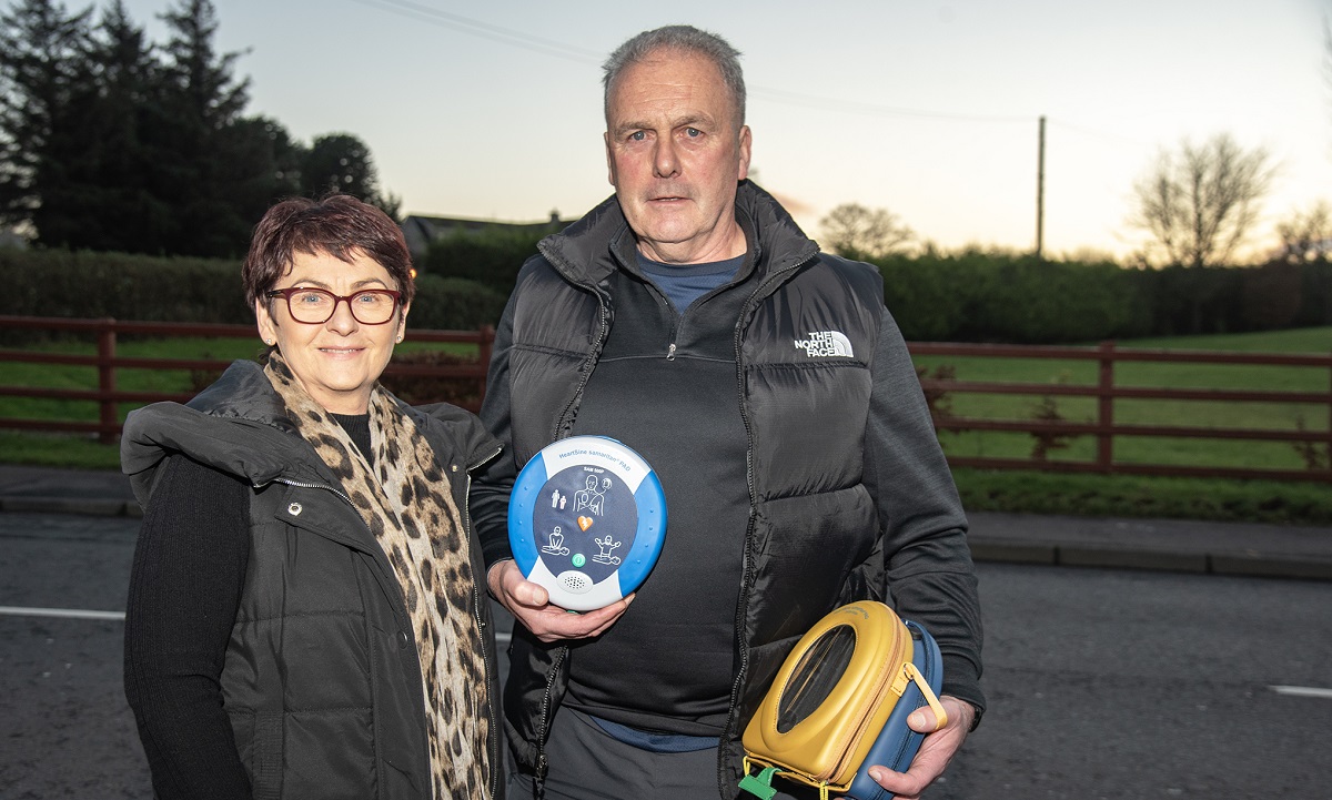 Carrickmore cardiac arrest survivor sparks defibrillator campaign