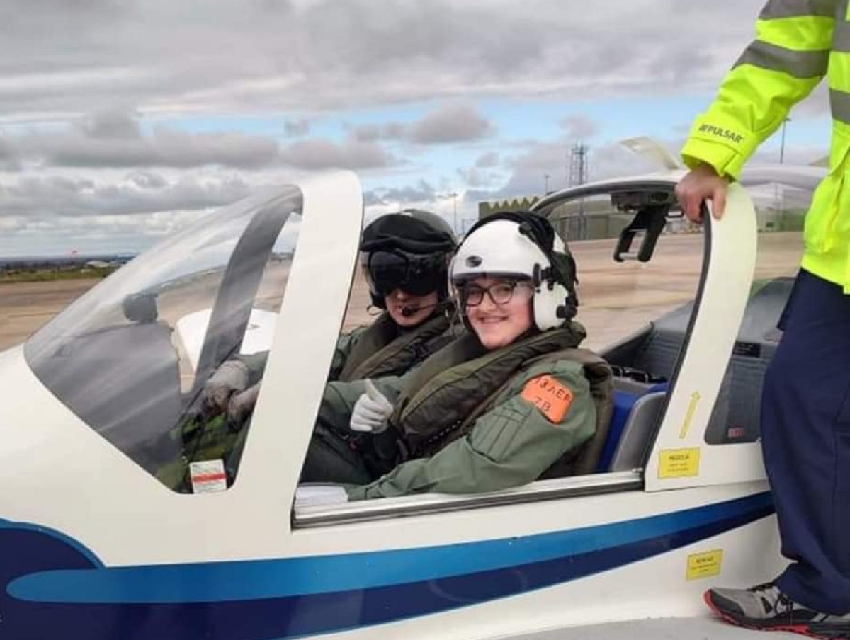 Excited Omagh air cadets take to glorious skies for first time